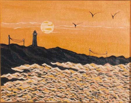 Il Faro - Acrilico 70x50